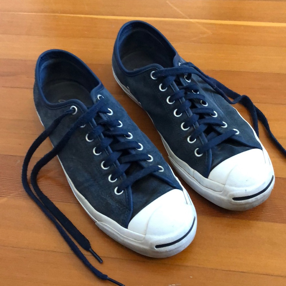 Converse Jack Purcell Polar Skate Co Blue Suede
